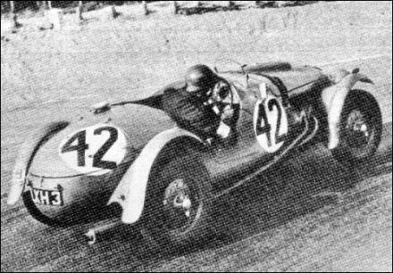 Rodney F. Peacock i Gerry Ruddock - Frazer Nash Le Mans Replica Mk 2.